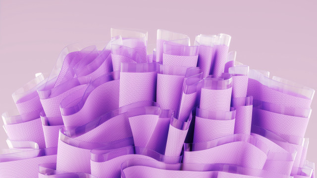 Purple cups table ambient occlusion free wallpaper - medium preview image