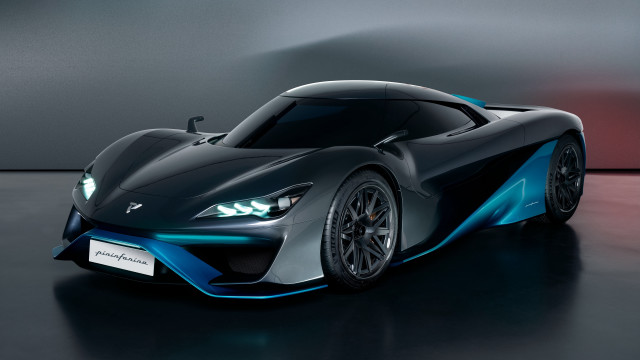 Blue gray sportscar darkroom redlight free wallpaper - medium preview image
