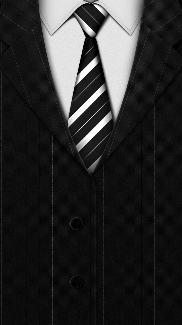 Black suit white shirt black free wallpaper - medium preview image