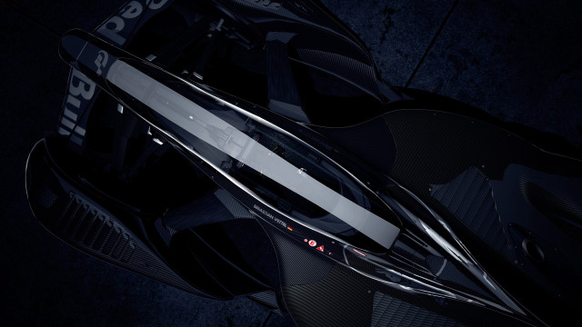 Motorcycle closeup blackbackground whitestripe dynamicpanfuturism free wallpaper - medium preview image