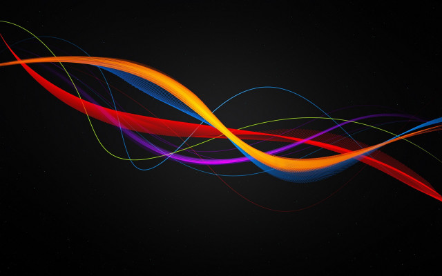 Colorful swirl astronaut fireworks moon free wallpaper - medium preview image