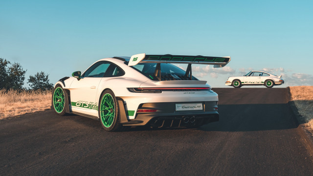 White car surfboard road outdoors free wallpaper - medium preview image