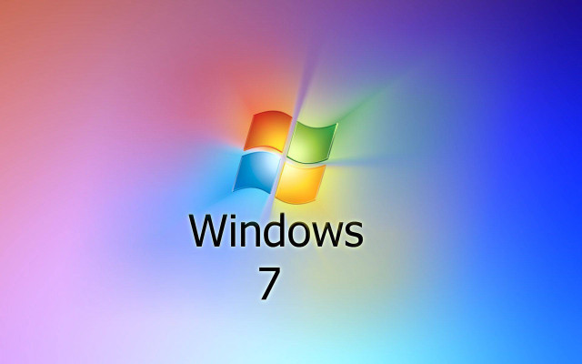 Colorful background windows7 logo windows7 free wallpaper - medium preview image