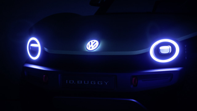 Futuristic car headlights buggy 3d free wallpaper - medium preview image