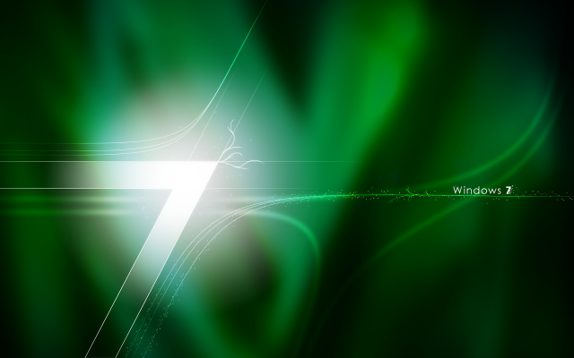 Green white wallpaper number seven free wallpaper - medium preview image