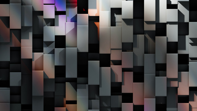 Abstract squares rectangles cubist checkered free wallpaper - medium preview image