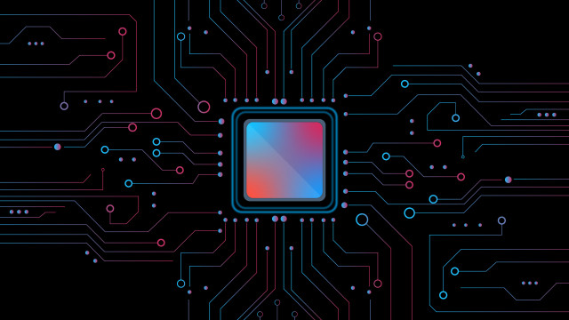 Computer chip backgrounds dot lines free wallpaper - medium preview image