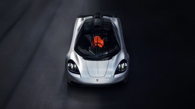 Silver sports car red seat free wallpaper - medium preview image