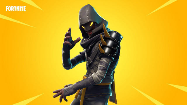 Man black suit yellow sky free wallpaper - medium preview image