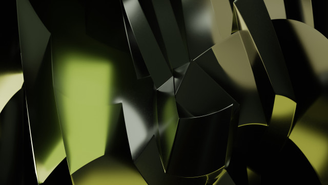 Large abstract art green black free wallpaper - medium preview image