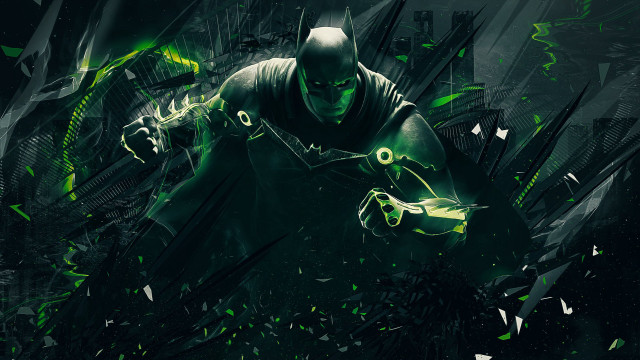 Green man suit arc aurora free wallpaper - medium preview image