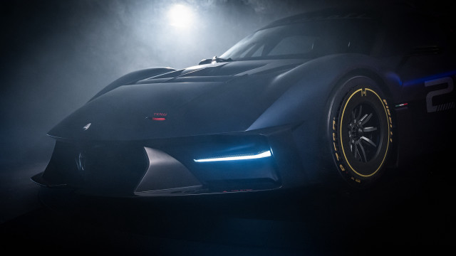 Car brightlight darkroom fog headlights free wallpaper - medium preview image