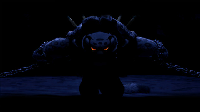 Creepy glowing eyes chains menacing free wallpaper - medium preview image