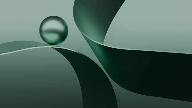 Green abstract water drop grass free wallpaper - medium preview image