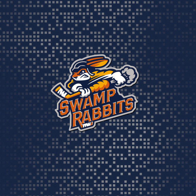 Blue background swamp rabbit baseball free wallpaper - medium preview image