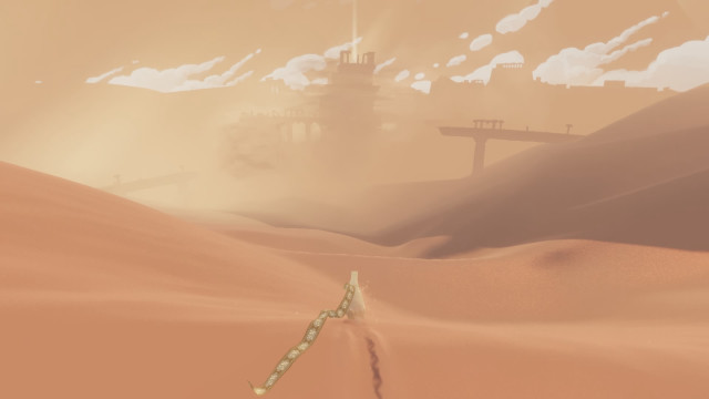 Desert building clouds metal pole free wallpaper - medium preview image