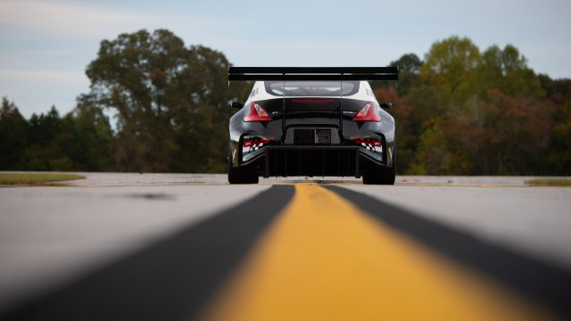 Car road trees tiltshift promotional free wallpaper - medium preview image