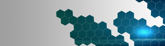 Blue white abstract hexagonal pattern free wallpaper - medium preview image