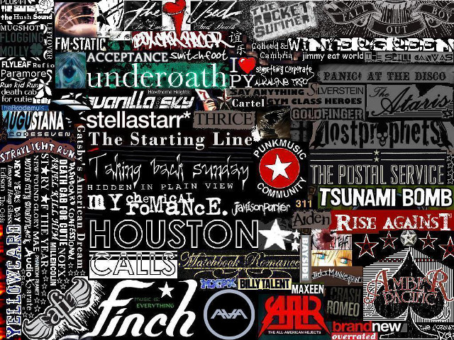 Sticker collage wall art symbols free wallpaper - medium preview image