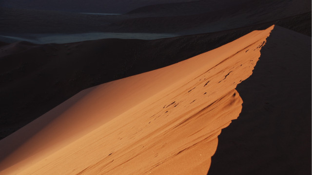 Desert night walking sand dune free wallpaper - medium preview image