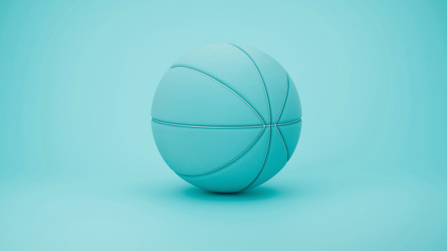 Blue ball curved design gradient free wallpaper - medium preview image