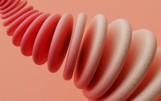 Pink red strawberry 3d render free wallpaper - medium preview image