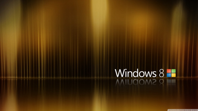 Shiny surface windows8 logo reflection free wallpaper - medium preview image