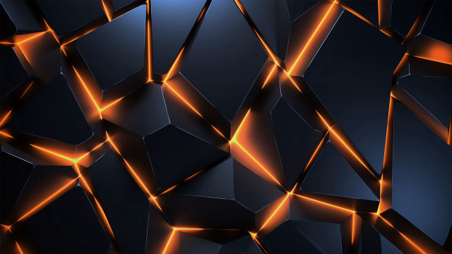 Dark orange abstract squares geometric free wallpaper - medium preview image