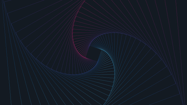 Colorful abstract night vector curves free wallpaper - medium preview image