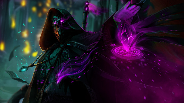 Cedric seaut purple arcane magic free wallpaper - medium preview image