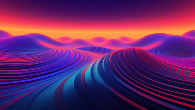 Wave light colors dark red free wallpaper - medium preview image