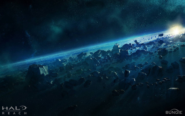 Space rocks stars planets bright free wallpaper - medium preview image
