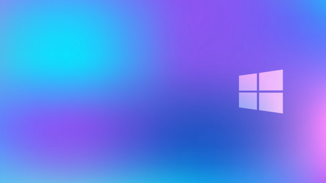 Blurry window blue pink background free wallpaper - medium preview image