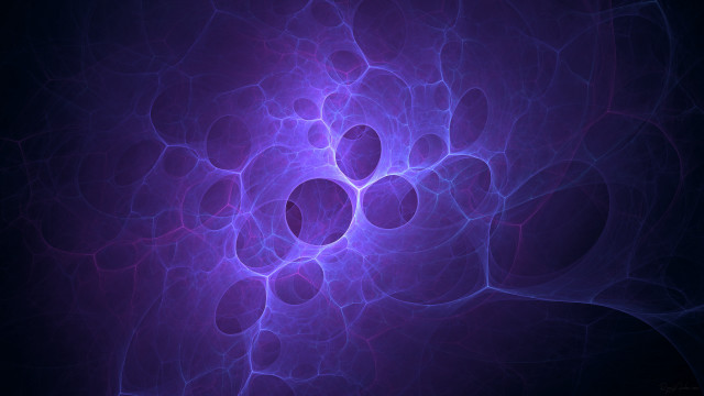 Purple circles black blue hologram free wallpaper for desktop - medium preview image