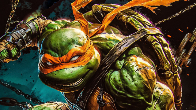 Teenage mutant sword mask chain free wallpaper - medium preview image