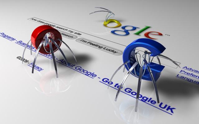 Metal legs google logo gradient free wallpaper - medium preview image