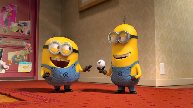 Two cartoon characters room red free wallpaper - medium preview image