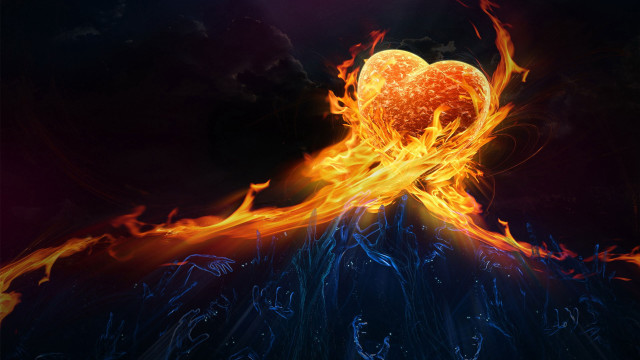 Fireball mountain sky background clouds free wallpaper - medium preview image