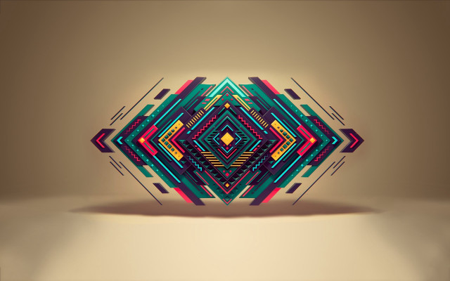 Colorful abstract design light shadow free wallpaper - medium preview image