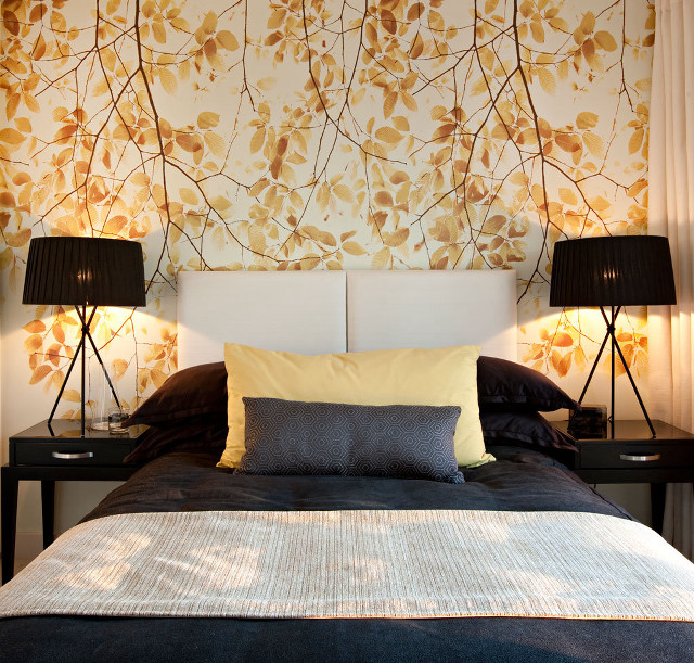 Bed lamps tree design nightstand free wallpaper - medium preview image