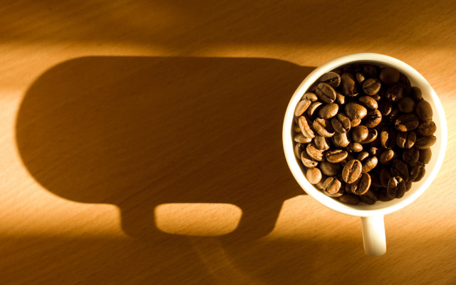 Coffee shadow beach desert moon free wallpaper - medium preview image
