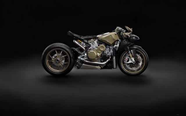 Black motorcycle digital rendering futurism #2 free wallpaper - medium preview image