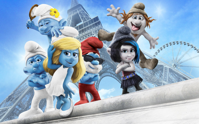 Cartoon characters cityscape ferriswheel furry free wallpaper - medium preview image