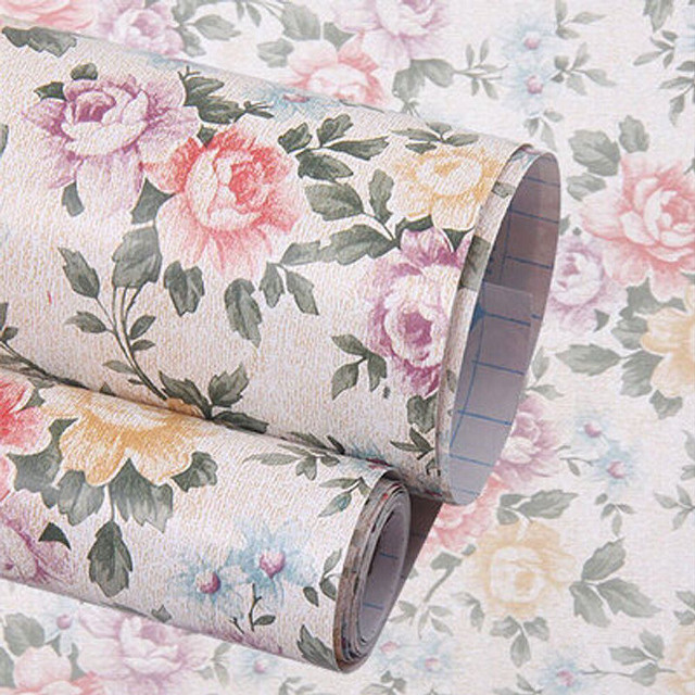 Floral wallpaper flower pattern tape free wallpaper - medium preview image