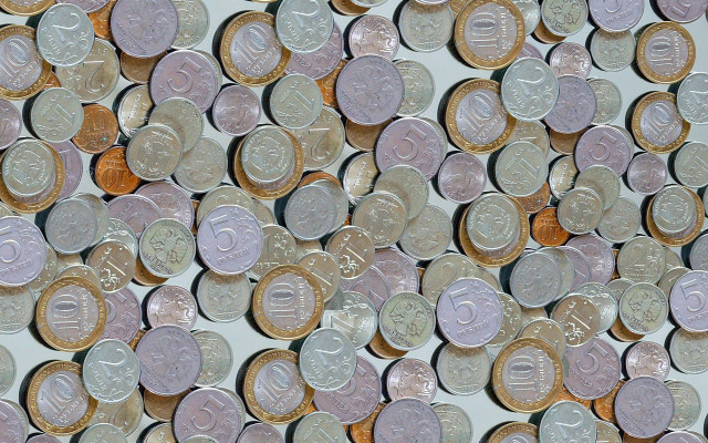 Coins colorful variety macro 8k free wallpaper - medium preview image
