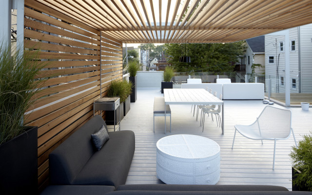 Patio table chairs couch urban free wallpaper - medium preview image
