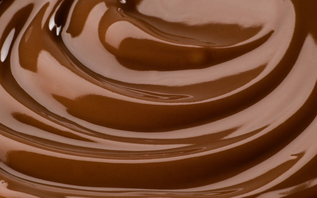 Chocolate swirl brown white rococo free wallpaper - medium preview image