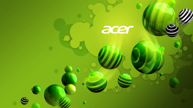 Green balls acer logo gradient free wallpaper - medium preview image