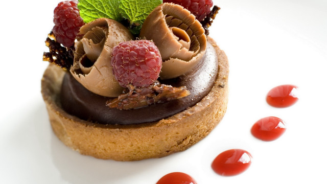 Chocolate raspberry mint dessert cherry free wallpaper - medium preview image