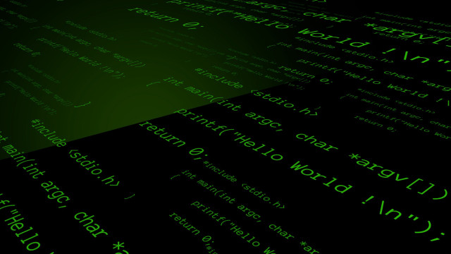 Green text beeple cybernetics 1girl free wallpaper - medium preview image